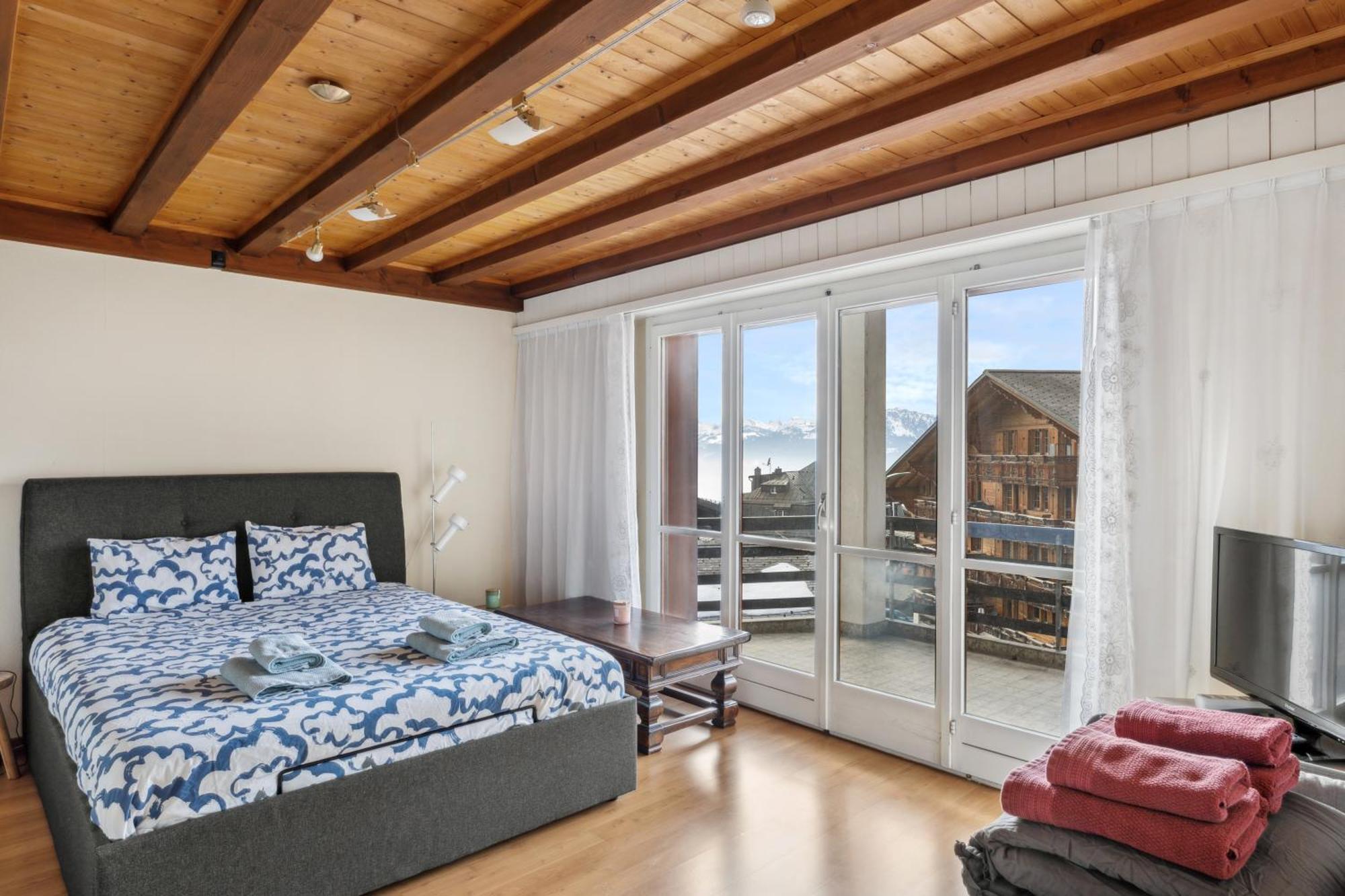 Triplex In Villars Centre With Parking Kültér fotó